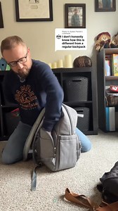 Wait for it…👀the Queen Bee Backpack is made for one handed access for parenting, work, and travel. #giftideas #onehandedaccess #snoofybee #backpack | SnoofyBee