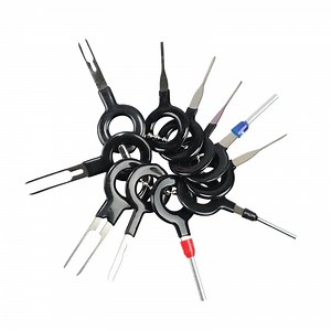 [Hot Item] 11PCS/Set Terminal Removal Tools Car Electrical Wiring Crimp Connector Pin Extractor Kit Car Repair Hand Tool Set Plug Key