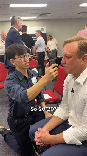 20/20! Popped in to get my eyes tested by the QUT optometrist crew - good reminder to get your eyes tested when you can. | Steven Miles