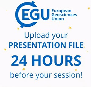 11 reactions | Have you uploaded your #EGU24 oral (on-site or virtual), PICO (on-site or virtual) or poster (virtual) presentation yet? Don't forget they MUST be uploaded at least 24 hours before your session! Upload here, now: https://egu.eu/6NRYS8/ | European Geosciences Union - EGU | Facebook