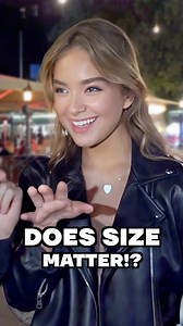 I asked a group of girls whether size really matters — and their answers were surprisingly honest. Some said it absolutely does, others claimed it’s all about “how you use it,” and a few admitted personality and skill can make up for a lot. Let’s just say things got very real by the end. 👀 | Adrian Gee