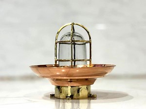 Vintage Nautical Brass Bulkhead Light – Copper Marine Wall Lamp, Coastal Beach House Lighting Fixture - Etsy Australia