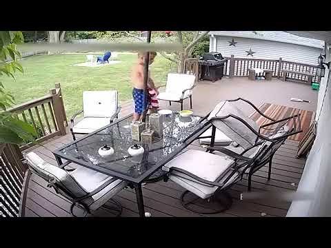 Kid Accidentally Breaks Glass Table - Shocking Moment Caught on Camera!