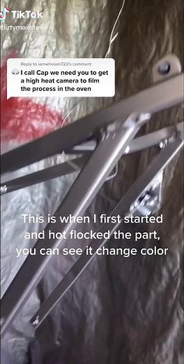 Reply to @iamwhoiam723 #powder #powdercoat #colorchange #illusion #purple #dirtbike #prismaticpowders #fyp #fy