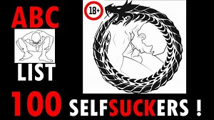 🔤list : 100 of the best SELFSUCKERS ! From A to Z, what is your favorite letter ???😈💦#selfsuck #autofellatio