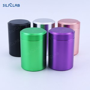 [Hot Item] Custom Smell Proof Airtight Aluminum Metal Herb Tobacco Storage Container Jar