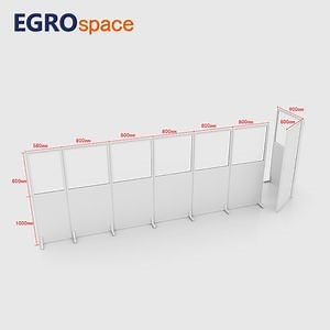 [Hot Item] Egrospace Factory Manufacturer Aluminium Panel Office Workstation Partition Fabric Cubicle