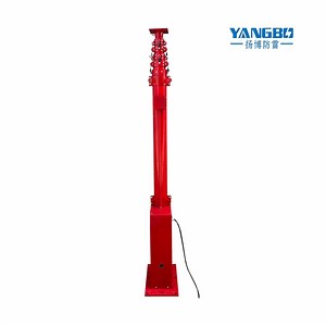 [Hot Item] 20m Wind Load Galvanized Electric Tube Pole Antenna Telescoping Mast for Mobile Antenna