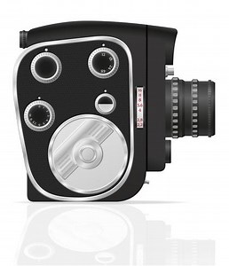 Télécharger illustration vectorielle de vieux rétro vintage film caméra vidéo gratuitement