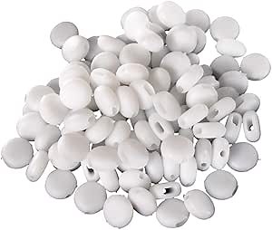 Silicone Cord Locks for Elastic Cord – Tube or Round Cord Locks in Packs – Black or White – Non-Slip Stopper for Comfortable Everyday Use