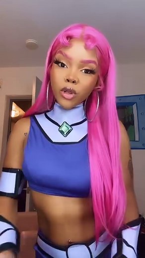 Reposted @theyluvkay Hi I’m Starfire from the planet Tamaran ☺️💜 | Black Nerd Podcast