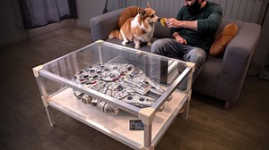 Making a display coffee table for the LEGO Millennium Falcon