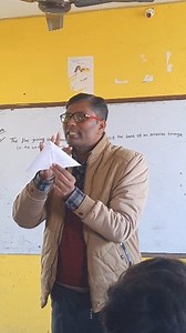 Activity : In an isosceles triangle, the line joining the vertex (vertical angle) to the midpoint of the base is perpendicular to the base and bisects the vertex angle. | Tr Rambabu Baitha