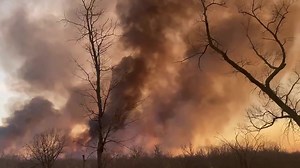 A wildfire in Menomonee Falls is moving north through old farmland. We’re told the Menomonee Falls PD and fire department are evacuating hundreds from the area. https://bit.ly/3sOnwCf | CBS 58