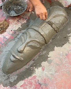 35K views · 144 reactions | An African inspired Cement Mask sculpture _ Cement craft #cementcraft #mask #diy #Sculpture | Deep's CRAFT | Facebook