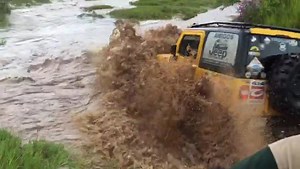 Never underestimate the strength of the river | Four Wheelers