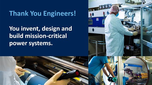 18 reactions | Today we celebrate our engineers. | EaglePicher Technologies | Facebook