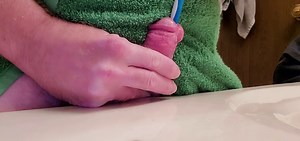 sounding with toothbrush