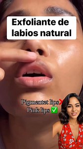 Exfoliante natural para labios rosados #labiosperfectos #trucos #TrucosParaElHogar #limpieza #reelsvideoシ #facebookreel | Medicina natural para todos