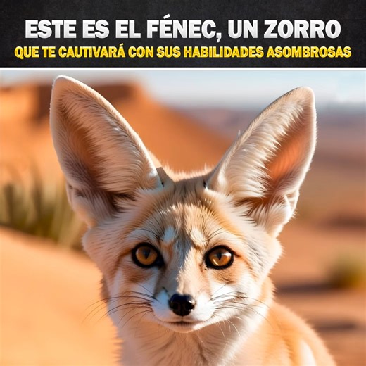 Este es el Fénec, un zorro que te cautivará con sus habilidades asombrosas | Cultura Salvaje