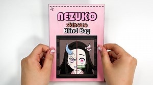 1.6K views · 20 reactions | [Paper diy] Nezuko Skincae Blind bag Paper ASRM #blindbag #asmr #papercraft #satisfying #skincare #nezuko #damonslayer | HiHi Paperdiy | Facebook
