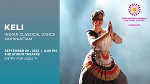 Embrace the gentle, contemplative flow of Mohiniattam as group presentation ‘Keli’ takes you through a meditative compilation inspired by the local legends, folk theatre, age-old rituals and regional practices of Kerala at the #NitaMukeshAmbaniCulturalCentre. Along with the invocatory piece and a sequence on the Bhadrakali, uniquely portrayed as a cheeky, playful Goddess, the two main pieces for the evening will be Eshal and Uchchila will be presented by Dr Methil Devika and her troupe. Join us 