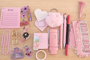 Book Lover Gift Box – Pink Stationery Bundle With Bookmark & Stickers - Etsy