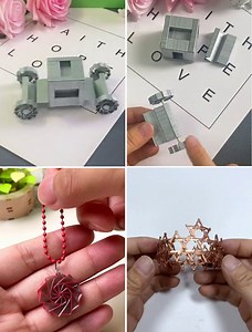 11K views · 145 reactions | Creative Craft Ideas Using Stapler Pins | Art & Craft | Facebook