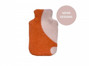 Pink & Orange Wool Hot Water Bottle Cover - Period Pain Relief Gift - Endometriosis Comfort - Eco Friendly 2L Warmer - Raynauds Care Package - Etsy UK