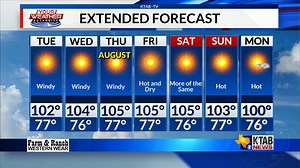 3.3K views · 48 reactions | From @Sam Nichols: Weather Forecast: Monday, July 29: Triple digit heat returns on Tuesday | Sam Nichols | Facebook