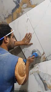 83K views · 371 reactions | How to install ceramic tiles for bathroom ceiling | Mastafa roum | Facebook
