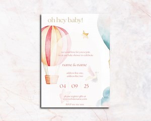 Baby Shower Digital Invitation | Neutral Baby Shower Invite | Unisex Baby Shower - Etsy Canada