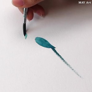 How to draw a bird 🐦 | Painting Skills