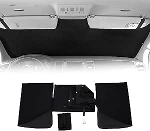 OMAC Magnetic Curtains UV Protection for Mercedes Sprinter W907 910 2019-2025 Black