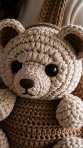 56K views · 793 reactions | Carry cuteness on your back with this adorable teddy bear crochet backpack! ✨ Which accessory would you add to make it yours? Drop a comment and tag a friend who loves handmade crafts! #CrochetLove #DIYBackpack #CrochetBackpack #TeddyBearBag #HandmadeFashion #CraftedStyle | Creative Ideas | Facebook