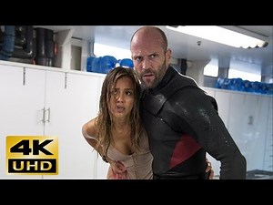 Jason Statham Rescues Jessica Alba and blows up the Gun Baron / Mechanic: Resurrection 4K