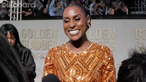 9.5K views · 233 reactions | Issa Rae talks being at the #GoldenGlobes after the WGA strike, her current pump-up song and more with Billboard on the red carpet. | Billboard | Facebook