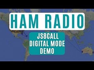 Impromptu Demo of JS8Call Digital Mode Software for Amateur Radio