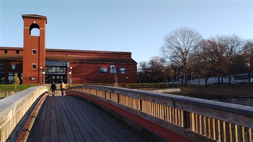 Battleship Cove in #FallRiver Tuesday morning. Video courtesy of Jessica Machado. | Fall River Reporter