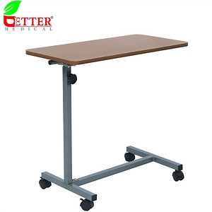 [Hot Item] Medical Equipment Manual Dining Overbed Hospital Cardiac Table
