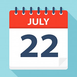 Juli - Kalender-Symbol