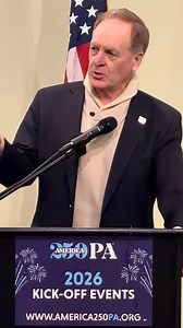 Comments by former Pennsylvania Governor Mark Schweiker at yesterday’s America250 kickoff at the Chester County History Center. | West Chester Chronicle