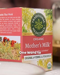 Support healthy lactation while caring for your little one!* Mother's Milk® Tea has natural galactagogues like fennel & anise. ❤️ | Traditional Medicinals