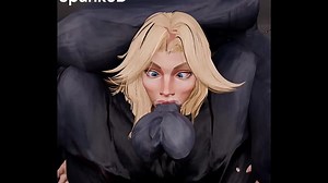 Invisible Woman Takes 19 Inches of Venom Deepthroat &lpar;Marvel Rivals 3D Hentai&rpar;