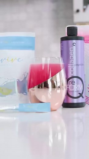 Take your hot-girl drink to the next level with Q Revive and Q TWIST Hydrate! Both are buy 2 get 1 free in your cart right now! Add some Q ReFORM Collagen Peptides for that extra ✨glow✨ | Q SCIENCES