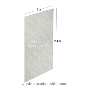 [Hot Item] 1000m Wide Plain PVC Wall Panels Marble Bathroom Kitchen Cladding Wet Wall Shower Boards