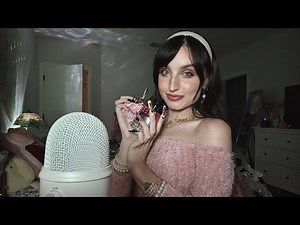 Tinglelicious ASMR (Fast Tapping Assortment, Hair Play/Hair on Mic, Textured Glass Scratching)