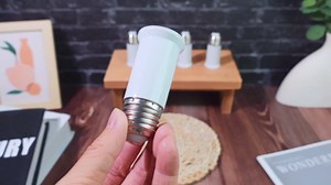 24 Pcs E26/e27 Light Socket Extender, E26/e27 to E26/e27 Standard Medium Base, 2.05 Inch/5.2cm Extension Socket Adapter, Max 60w Light Bulb Extender