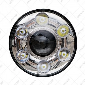 [Hot Item] Hot DOT Emark 50W 7 Inch LED Head Lights 7" Round LED Headlight for Patriot