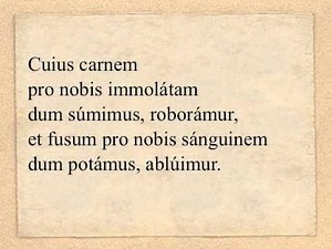 Præfatio I de Sanctissima Eucharistia (sollemnis)